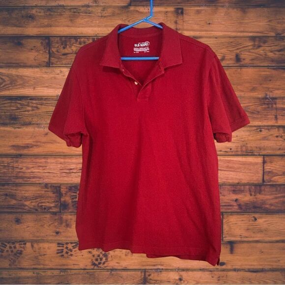5 for $25🔥Old Navy Red Polo Shirt Large - Picture 1 of 4